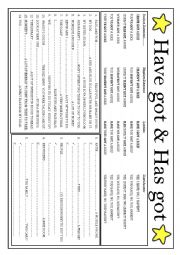 Have & Has got 2 pages