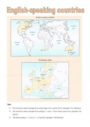 The English-speaking countries