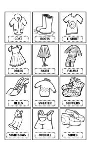 English Worksheet: Clothes 2