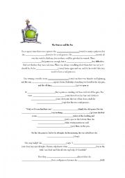 English Worksheet: The Princess and The Pea