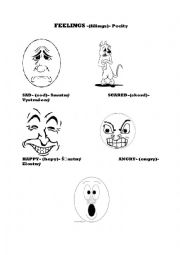 English Worksheet: Feelings