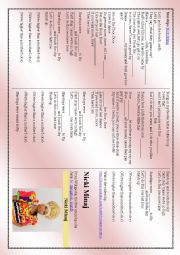 English Worksheet: Nicki Minaj - Starships  