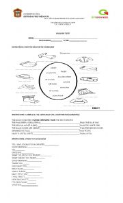 English Worksheet: EXAM 