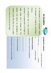 English Worksheet: Reading Comprehension