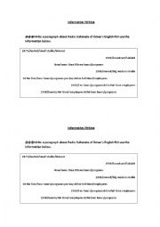 English Worksheet: Informative Writing