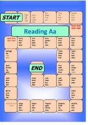 English Worksheet: Reading A Board Game