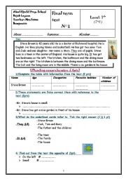 English Worksheet: exam