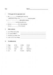 English Worksheet: Easy Present Continuous vs. Present Simple