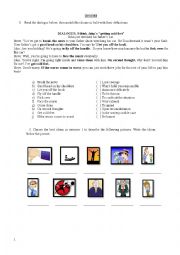 English Worksheet: Idioms handout