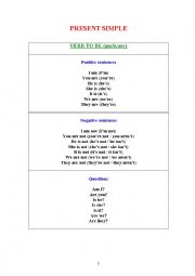 verbs to be and have