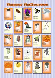 English Worksheet: Happy Halloween