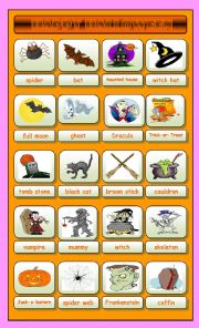 English Worksheet: Happy Halloween