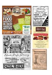 Scanning for Specific Information: Restaurant Flyers