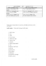 English Worksheet: Adverbs of Quantity