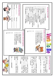 English Worksheet: Verb TO BE