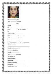 English Worksheet: Wide Awake - Katy Perry