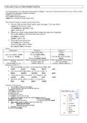English Worksheet: Present Simple. Use and Form