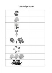 Personal pronouns 