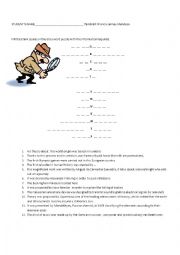 English Worksheet: passive voice 