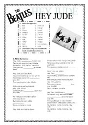 English Worksheet: Hey Jude