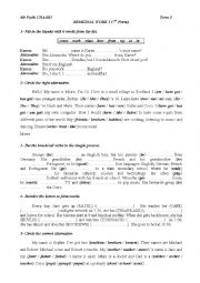 English Worksheet: 7 remedial work1