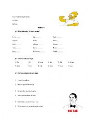 English Worksheet: past simple
