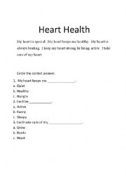 English Worksheet: Grade 1 Reading