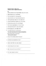 English Worksheet: Present perfect practice