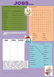 English Worksheet: JOBS AND OCCUPATIONS