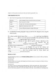 DAILY ROUTINES WORKSHEET