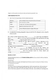 English Worksheet: DAILY ROUTINES WORKSHEET