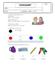 English Worksheet: English Test