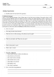 English Worksheet: Simple present activities