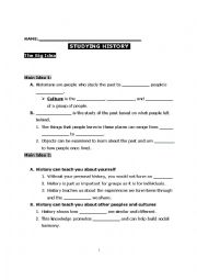English Worksheet: old stone age