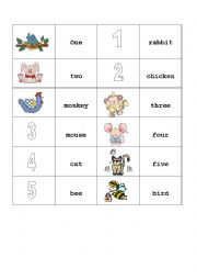 English Worksheet: Animals