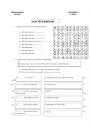 English Worksheet: WH QUESTIONS