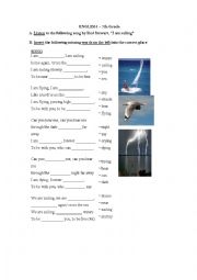 English Worksheet: Listening exercise - a song by Rod Stewart