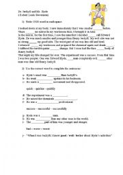 English Worksheet: Dr. Jeckyll and Mr. Hyde