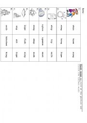 English Worksheet: Short vowel i sound