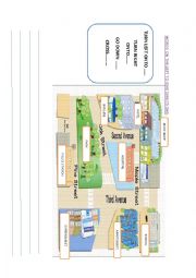 English Worksheet: Giving directions