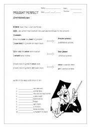 English Worksheet: Present Perfect Practice Worksheet