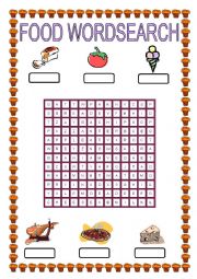 Food worksheet