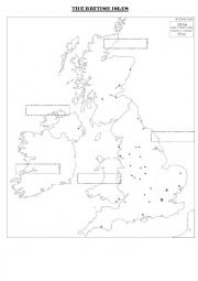 English Worksheet: British Isles