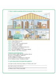 English Worksheet: The House