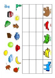 English Worksheet: Brown Bear, cut and paste activity