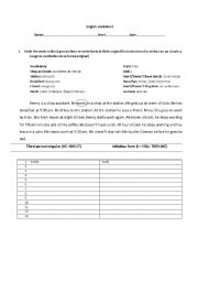 English Worksheet: present simple
