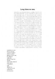 English Worksheet: Word Search - 