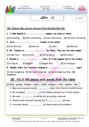 English Worksheet: Quiz