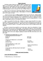 English Worksheet: islad adventure