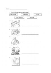 English Worksheet: GREETING